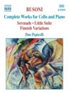 BUSONI: Works for Cello and Piano (Complete)